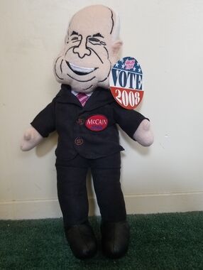 John McCain 2008 Plush Doll - Sugar Loaf